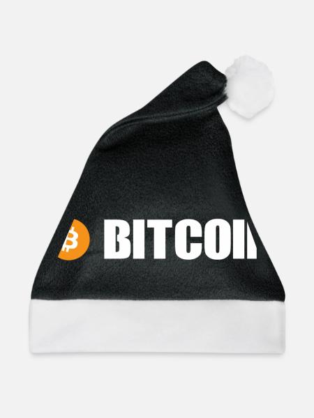 Bitcoin - Weihnachtsmütze - Schwarz/Weiß