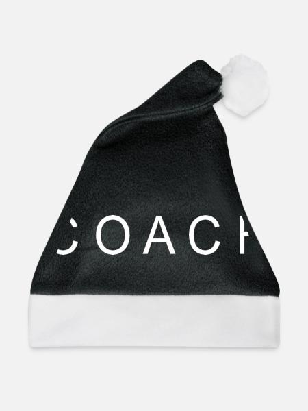 Coach - Weihnachtsmütze - Schwarz/Weiß - Vorne