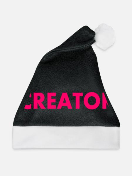 Creator - Weihnachtsmütze - Schwarz/Weiß