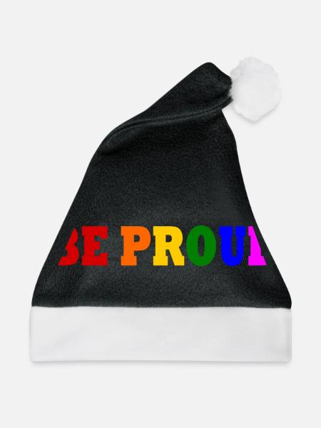 Be proud - Weihnachtsmütze - Schwarz/Weiß