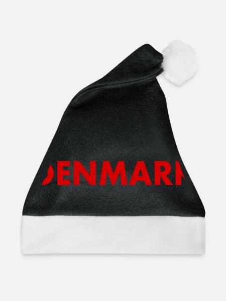 Dänemark - Weihnachtsmütze - Schwarz/Weiß