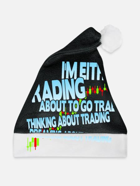 I'm either trading - Weihnachtsmütze - Schwarz/Weiß