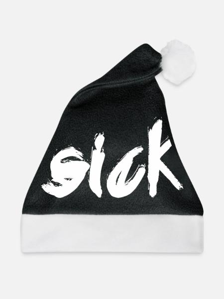 krank - Weihnachtsmütze - Schwarz/Weiß
