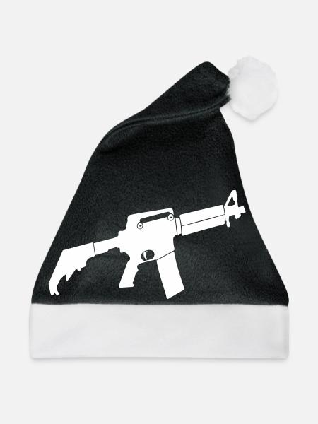 M4 - Weihnachtsmütze - Schwarz/Weiß
