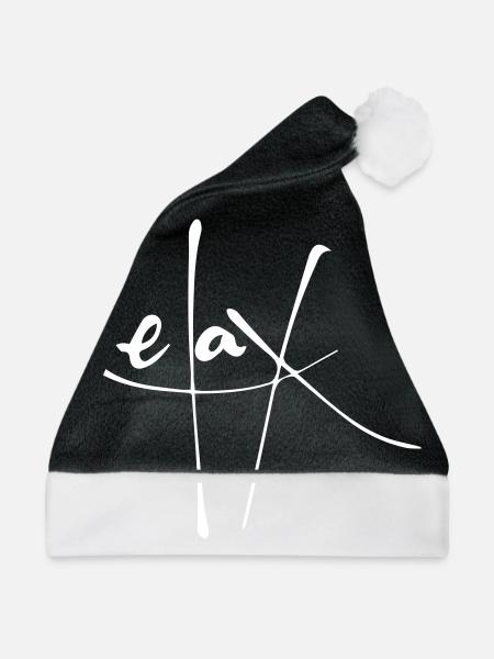 Relax - Weihnachtsmütze - Schwarz/Weiß