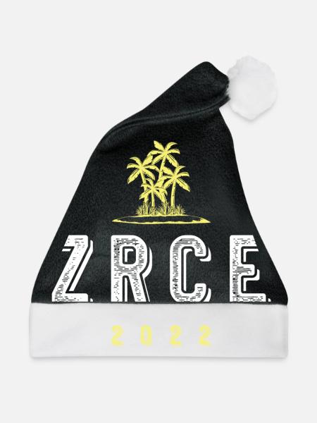 Zrce 2022 - Weihnachtsmütze - Schwarz/Weiß - Vorne