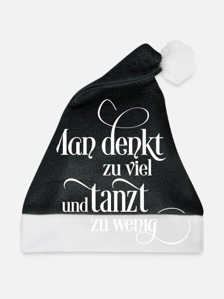 tanzen - Weihnachtsmütze - Schwarz/Weiß
