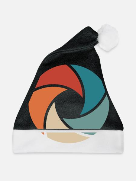 Kamera - Weihnachtsmütze - Schwarz/Weiß