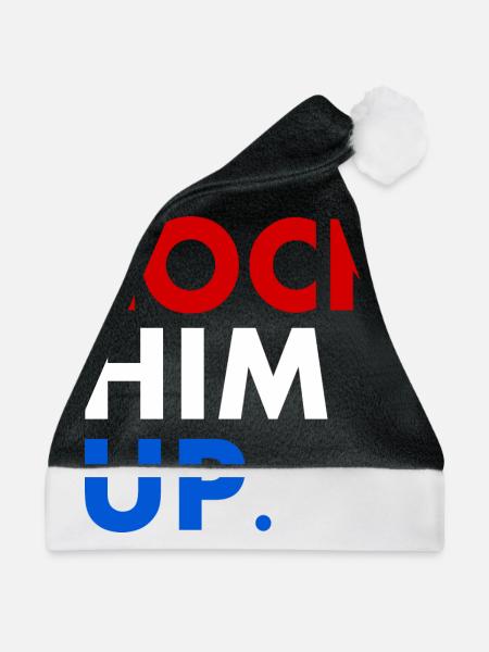Lock him up - Weihnachtsmütze - Schwarz/Weiß