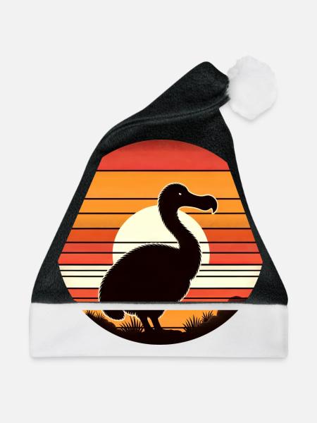 Dodo - Weihnachtsmütze - Schwarz/Weiß - Vorne