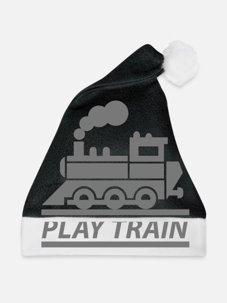 PLAY TRAIN - Weihnachtsmütze - Schwarz/Weiß