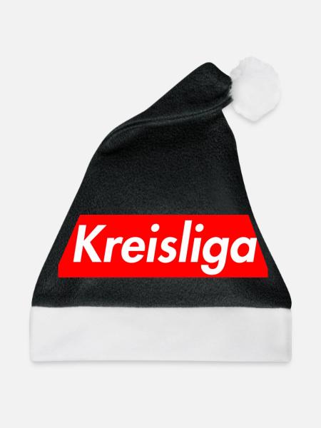 Kreisliga - Weihnachtsmütze - Schwarz/Weiß