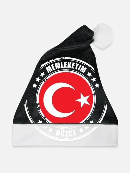 Memleketim DÜZCE - Weihnachtsmütze - Schwarz/Weiß
