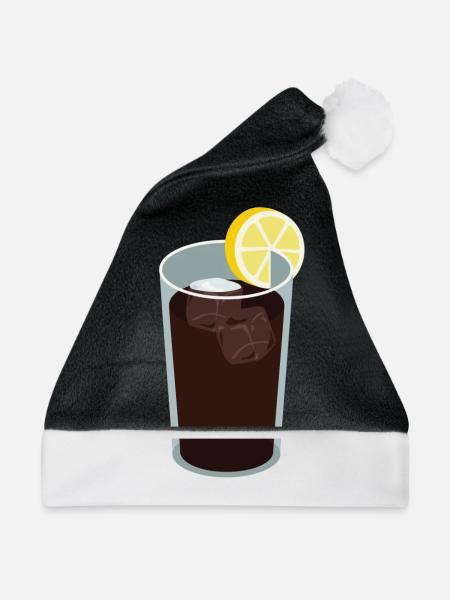 Cola - Weihnachtsmütze - Schwarz/Weiß