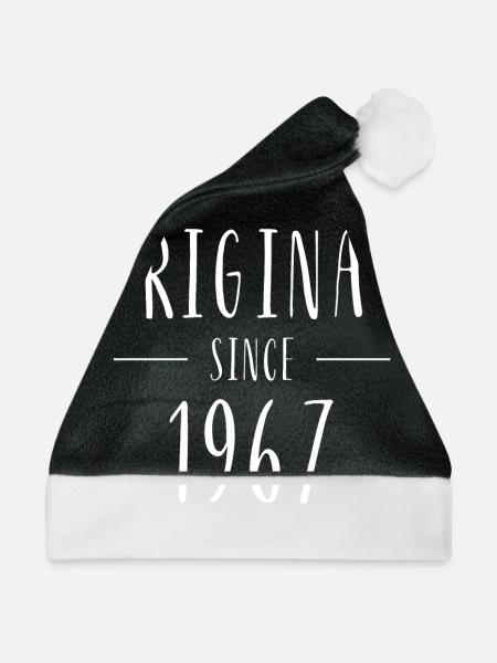 Original seit 1967 - Baujahr 1967 - Weihnachtsmütze - Schwarz/Weiß - Vorne