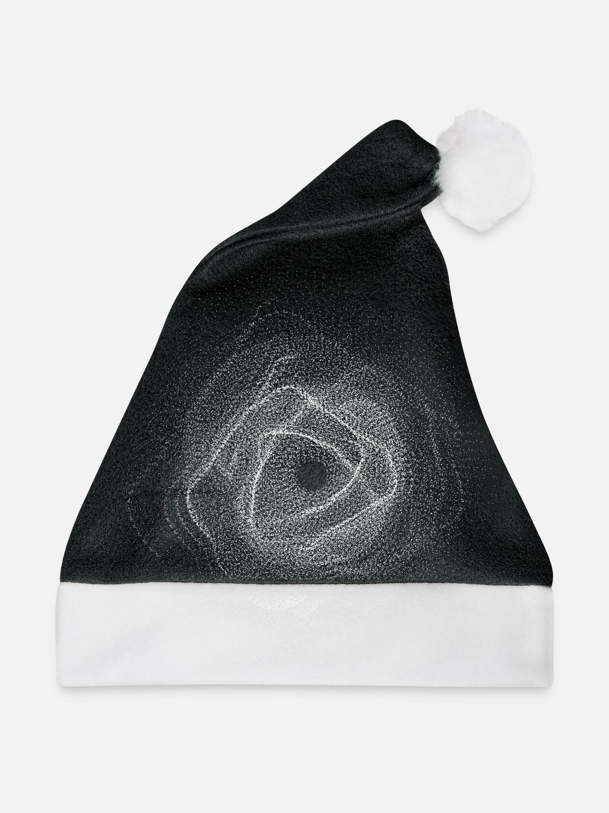 Konstellation - Weihnachtsmütze - Schwarz/Weiß - Vorne