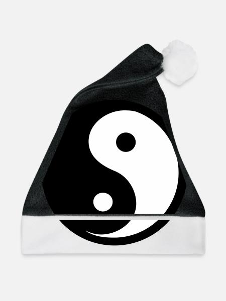 Ying Yang - Weihnachtsmütze - Schwarz/Weiß