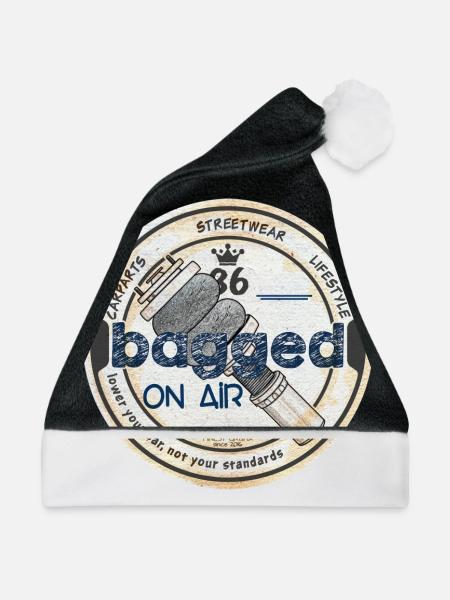 Bagged on air - Weihnachtsmütze - Schwarz/Weiß