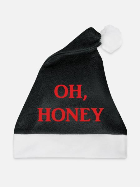 OH HONEY - Weihnachtsmütze - Schwarz/Weiß