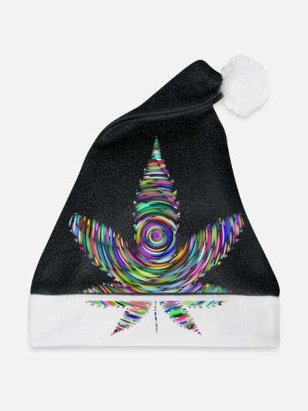 weed - Weihnachtsmütze - Schwarz/Weiß