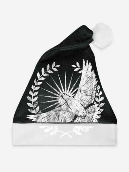 Heiliger Geist Geschenk Holy Spirit shirt Glaube - Weihnachtsmütze - Schwarz/Weiß - Vorne