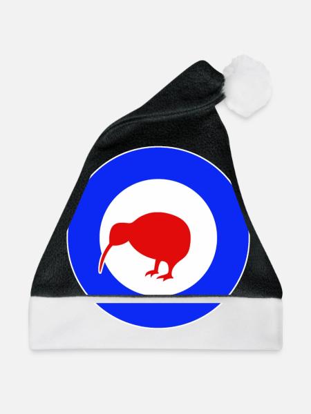 Kiwi Mod - Weihnachtsmütze - Schwarz/Weiß