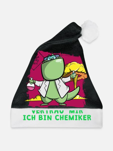 Ich bin Chemiker - Vertrau mir - Weihnachtsmütze - Schwarz/Weiß