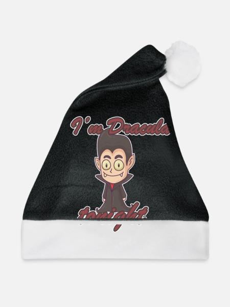Dracula - Weihnachtsmütze - Schwarz/Weiß