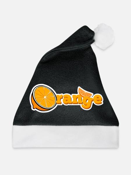 Frucht - Weihnachtsmütze - Schwarz/Weiß - Vorne