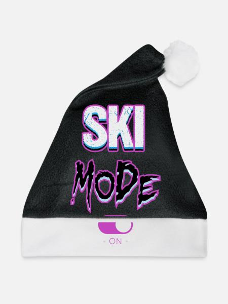 Ski mode-on - Weihnachtsmütze - Schwarz/Weiß