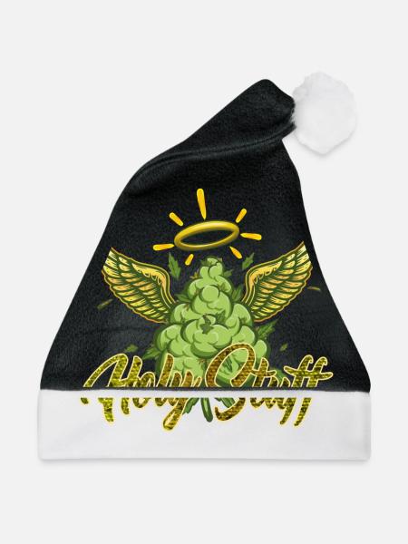 THC Heiliges Zeug - Weihnachtsmütze - Schwarz/Weiß