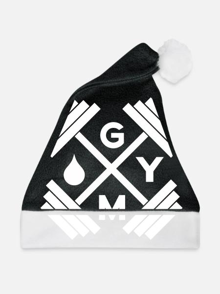 GYM - Weihnachtsmütze - Schwarz/Weiß