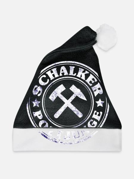 Schalker Pottjunge - Weihnachtsmütze - Schwarz/Weiß
