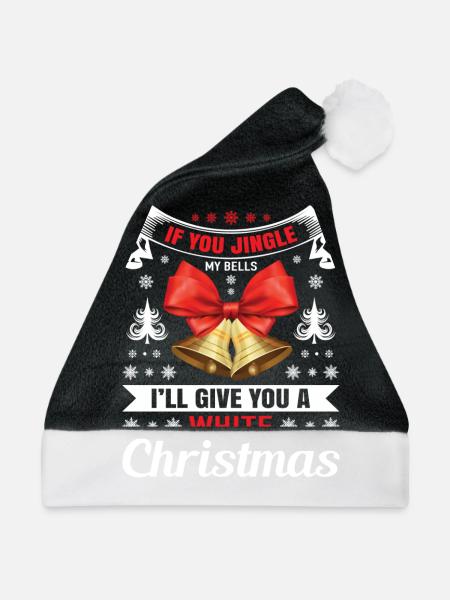 Ugly Christmas - Weihnachtsmütze - Schwarz/Weiß - Vorne
