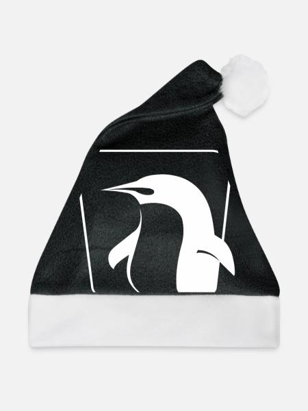 Pinguin - Weihnachtsmütze - Schwarz/Weiß