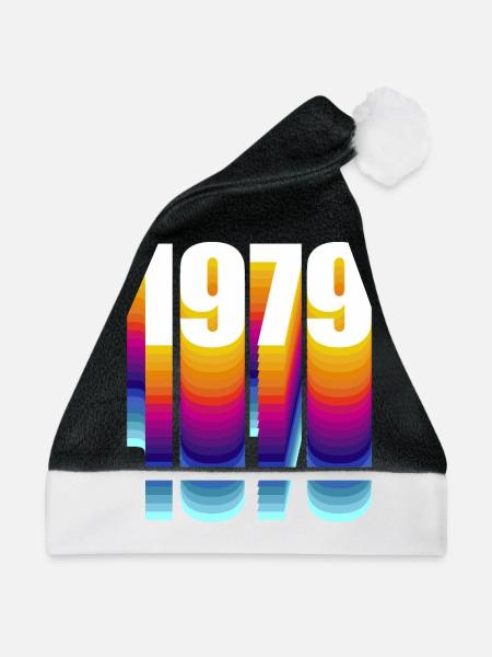 1979 - Weihnachtsmütze - Schwarz/Weiß