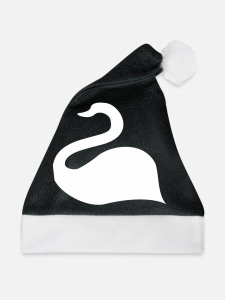 SCHWAN - Weihnachtsmütze - Schwarz/Weiß