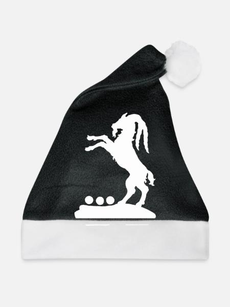 Bock auf Bob - Weihnachtsmütze - Schwarz/Weiß - Vorne