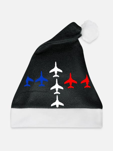 Patrouille de France Meeting Luftwaffe Luftwaffe - Weihnachtsmütze - Schwarz/Weiß - Vorne