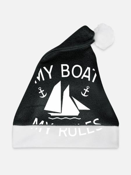 Boot - Weihnachtsmütze - Schwarz/Weiß