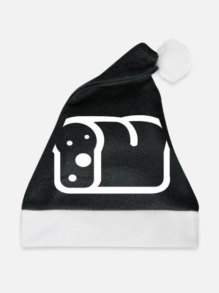 BROT - Weihnachtsmütze - Schwarz/Weiß