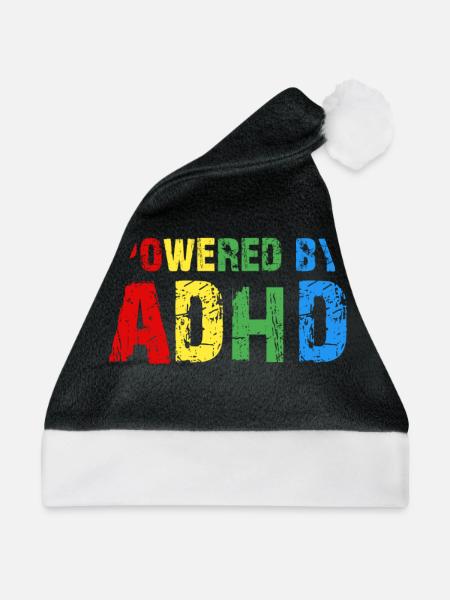 ADHS - Weihnachtsmütze - Schwarz/Weiß - Vorne