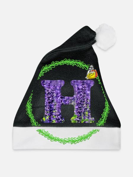 lavendel h - Weihnachtsmütze - Schwarz/Weiß