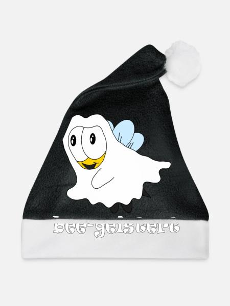 bee geistert - Weihnachtsmütze - Schwarz/Weiß