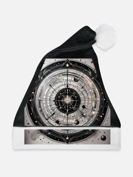 Galaxy's Edge - Interstellare Dartscheibe - Weihnachtsmütze - Schwarz/Weiß