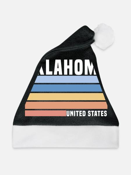 oklahoma - Weihnachtsmütze - Schwarz/Weiß