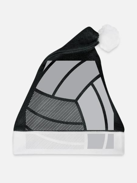 Volleyball - Weihnachtsmütze - Schwarz/Weiß