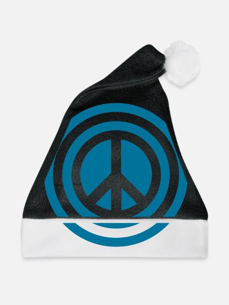 kreisicon32 - Weihnachtsmütze - Schwarz/Weiß