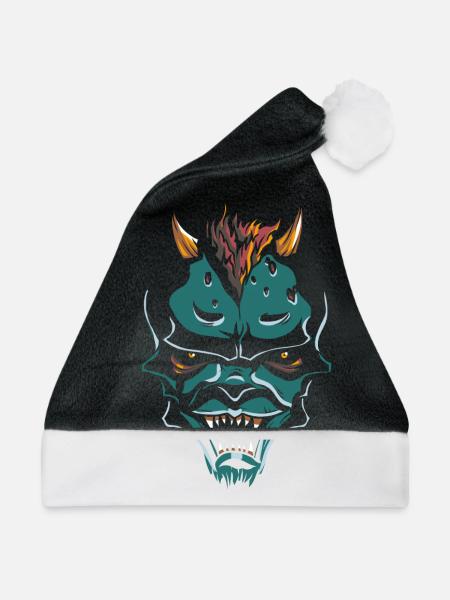 shirt,design,t-shirt - Weihnachtsmütze - Schwarz/Weiß