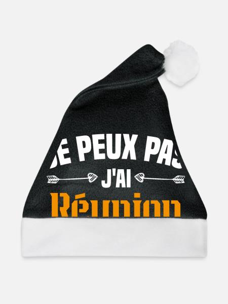 Ich kann kein Wiedersehen - Weihnachtsmütze - Schwarz/Weiß - Vorne